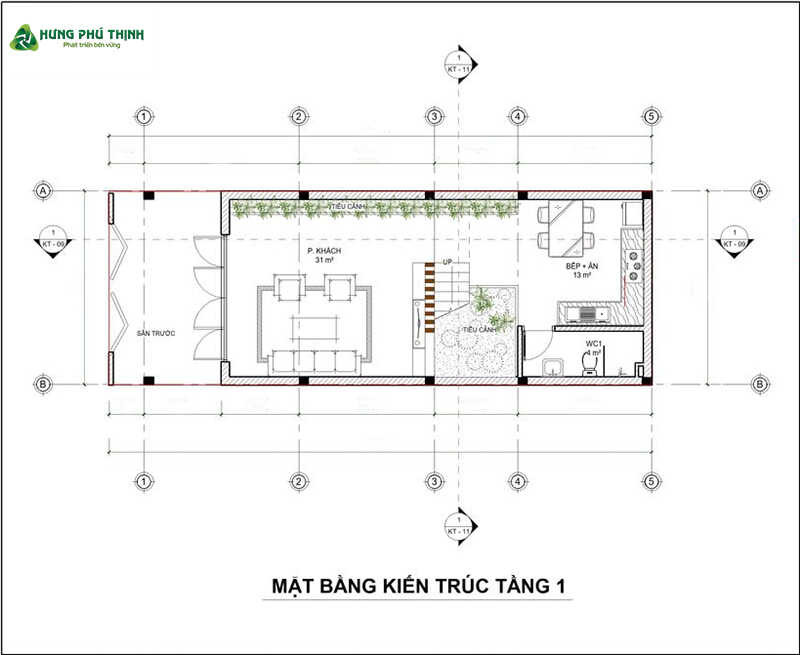 Nhà đẹp 3 tầng 4x12 xây trọn gói 800 triệu